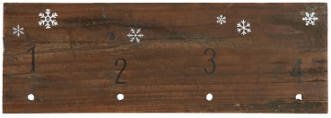 Adventskalender aus Holz 1-4