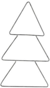 Ib Laursen Metall-Weihnachtsbaum